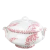 Soupière Vintage rouge rose Ø 23-27 cm 2-3 L