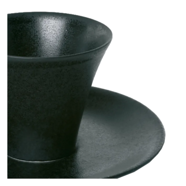 Sous-Tasse Kyoto carbone Ø 13 cm