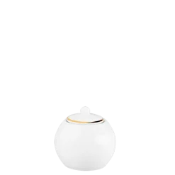 Sucrier blanc filet Or 25 cl