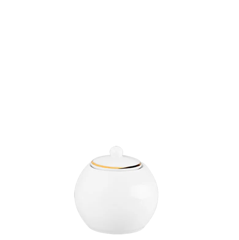 Sucrier blanc filet Or 25 cl