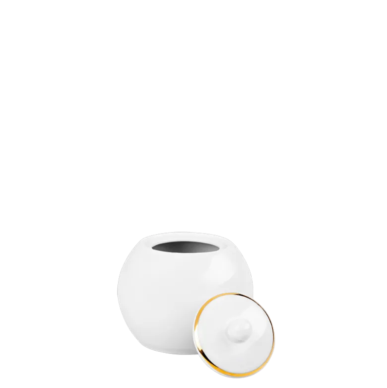 Sucrier blanc filet Or 25 cl