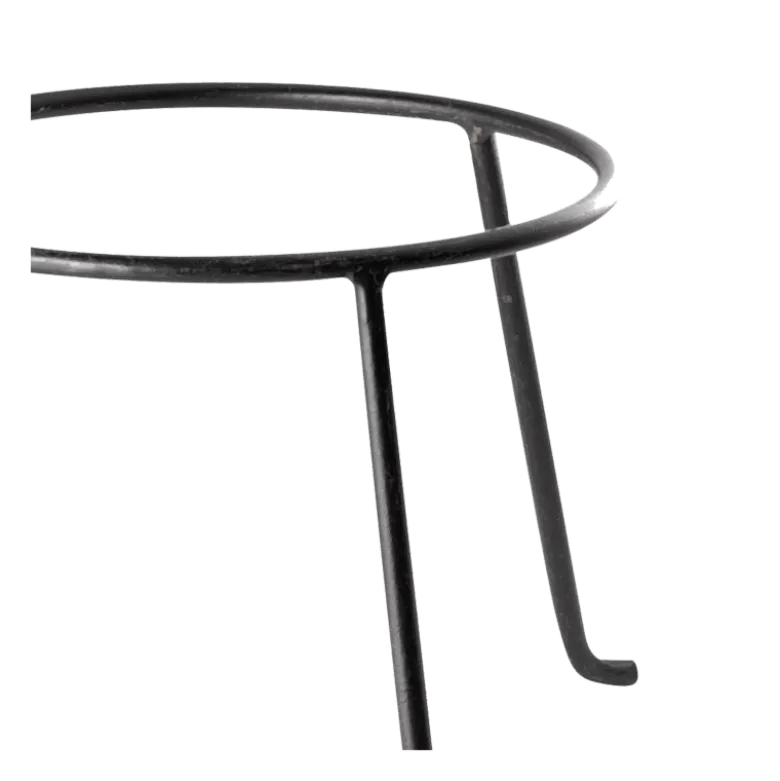 Support de plat en fer Ø 22 cm H 19 cm