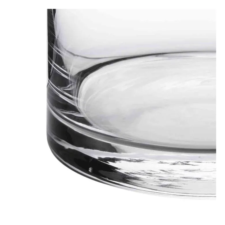 Support de plat en verre Ø 15 cm H 20 cm