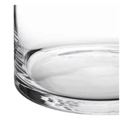 Support de plat en verre Ø 25 cm H 30 cm