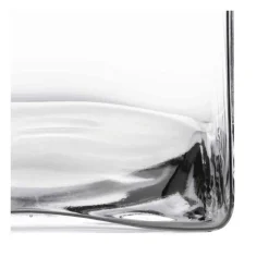 Support de plat en verre 20 x 20 cm H 35 cm
