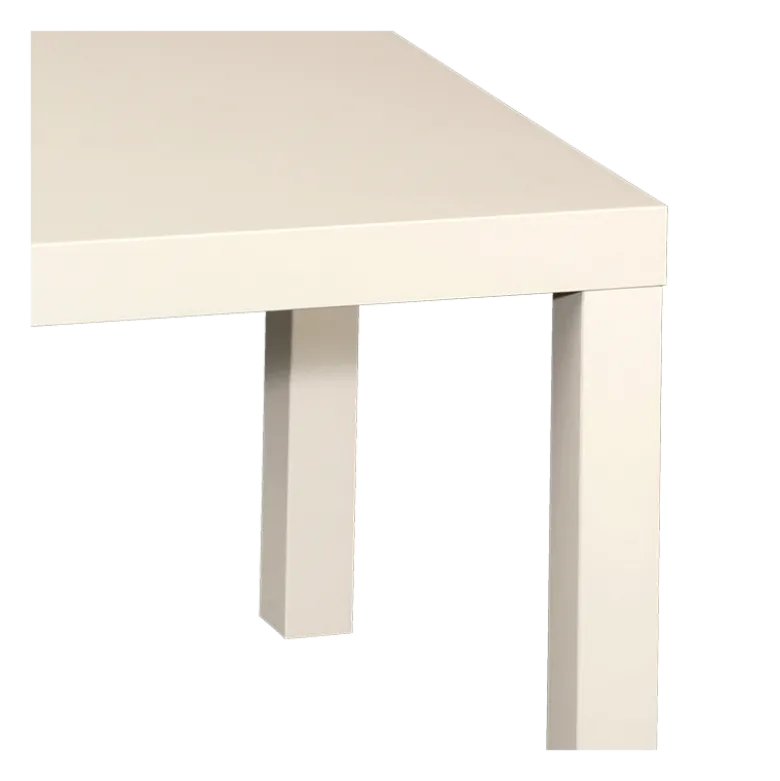 Table basse blanche 55 x 55 cm H 45 cm