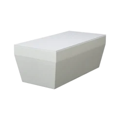 Table basse Lounge Pool blanc 40 x 80 cm H 38 cm