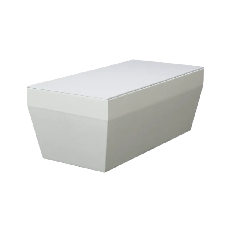 Table basse Lounge Pool blanc 40 x 80 cm H 38 cm