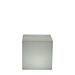 Table d'appoint lumineuse 40 x 40 cm H 40 cm