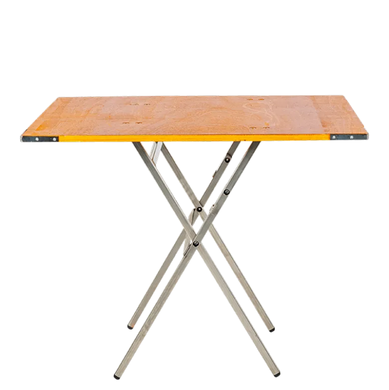 Table desserte 70 x 90 cm pieds ciseauxH 73 cm