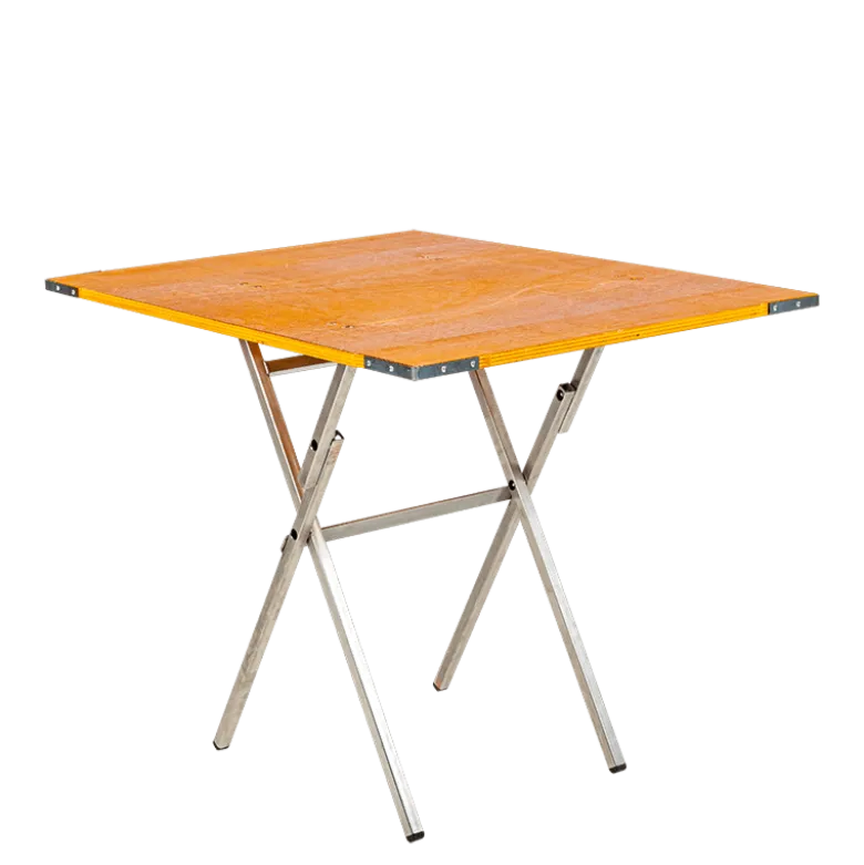 Table desserte 70 x 90 cm pieds ciseauxH 73 cm