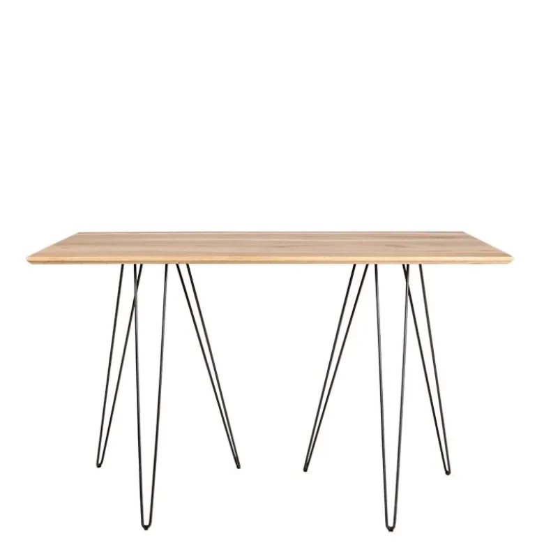 Table haute filaire 80 x 180 cm H 108 cm