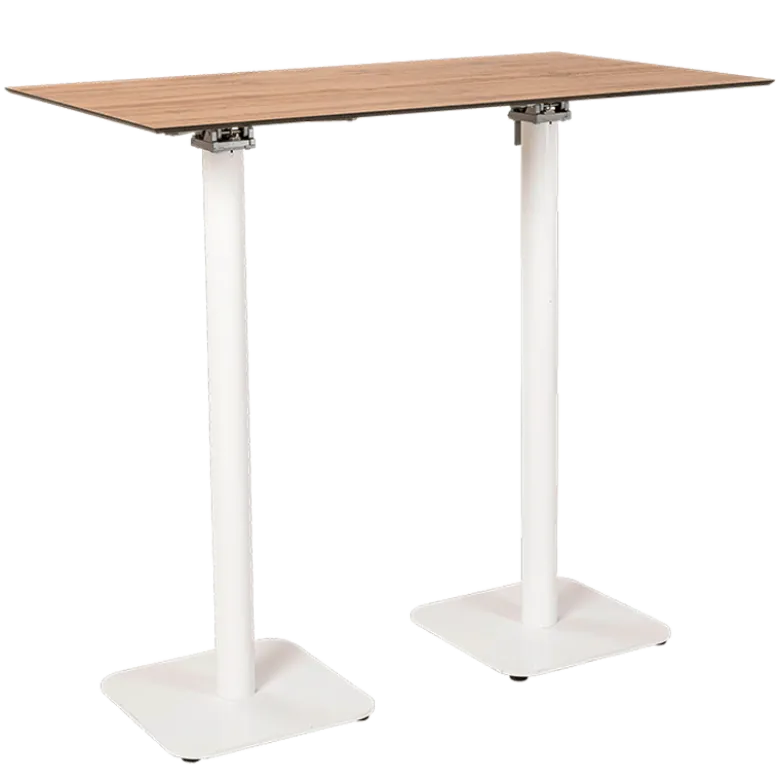 Table haute Soft bois 120 x 70 cm H 110 cm (outdoor)