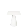 Table Icône carrée blanche 69 x 69 cm H 72 cm