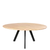 Table Nature ronde pieds métal Ø 170 cm H 75 cm