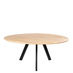 Table Nature ronde pieds métal Ø 170 cm H 75 cm