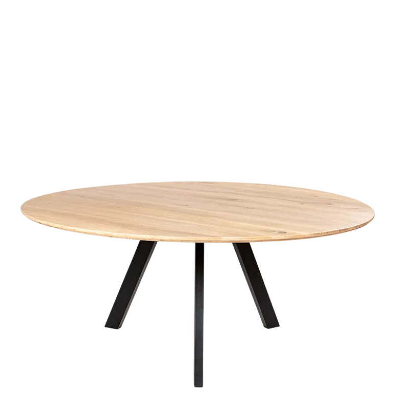 Table Nature ronde pieds métal Ø 170 cm H 75 cm