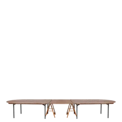 Table ovale de 150 x 500 cm