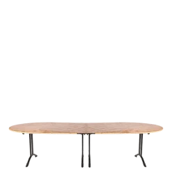Table ovale 130 x 300 cm