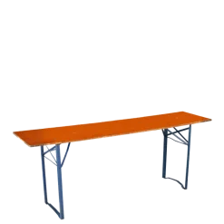 Table rectangulaire 50 x 200 cm H 76 cm
