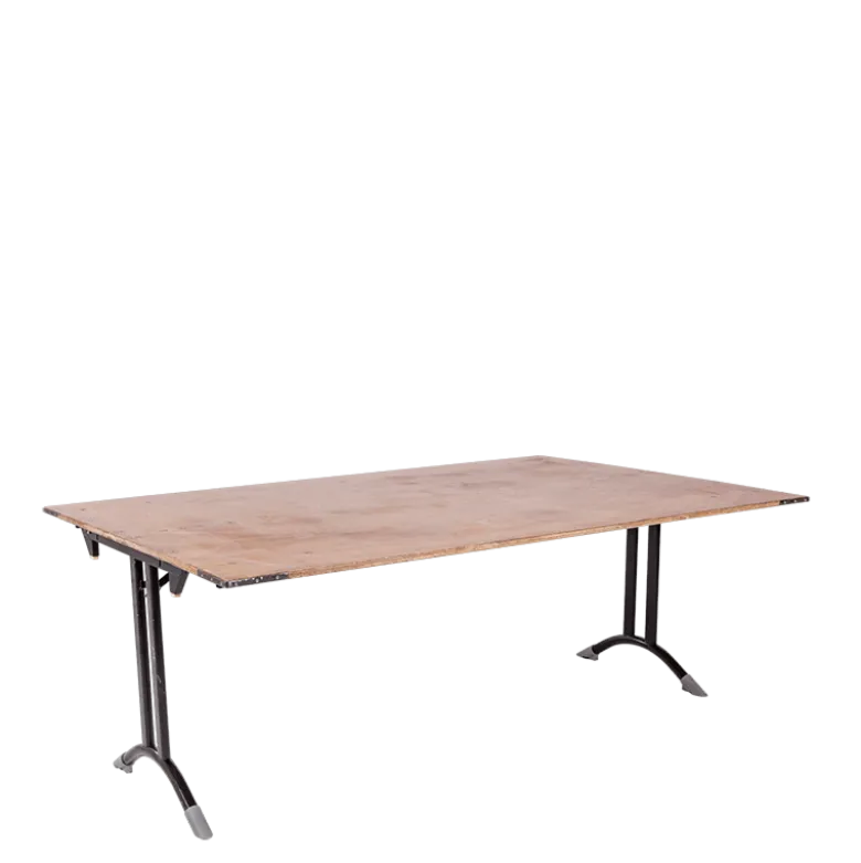 Table rectangulaire 130 x 200 cm H 75 cm