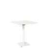 Table Soft blanc 70 x 70 cm H 76 cm (indoor)