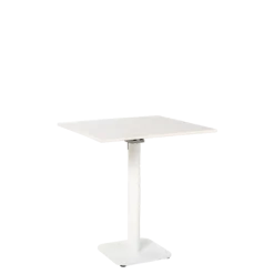 Table Soft blanc 70 x 70 cm H 76 cm (outdoor)