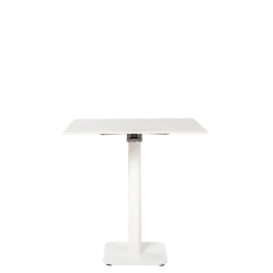 Table Soft blanc 70 x 70 cm H 76 cm (outdoor)