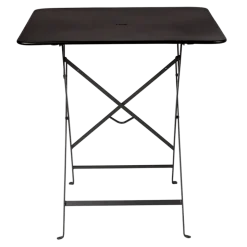 Table Trocadéro carrée noire 70 x 70 cm
