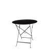 Table Trocadéro ronde noire Ø 77 cm H 74 cm