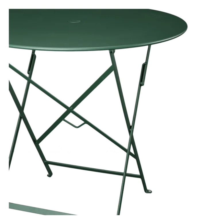 Table Trocadéro ronde verte Ø 77 cm H 74 cm