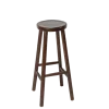 Tabouret bois Ø 27 cm H 72 cm