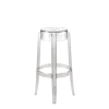 Tabouret Cristal transparent H 75 cm