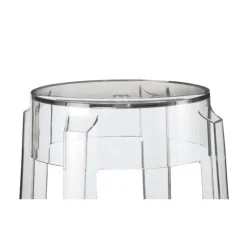 Tabouret Cristal transparent H 75 cm