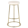 Tabouret Juliette velours crème M1 H 80 cm