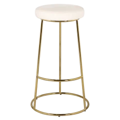 Tabouret Juliette velours crème M1 H 80 cm