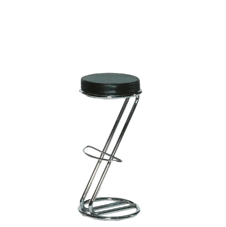 Tabouret Z H 80/81 cm noir