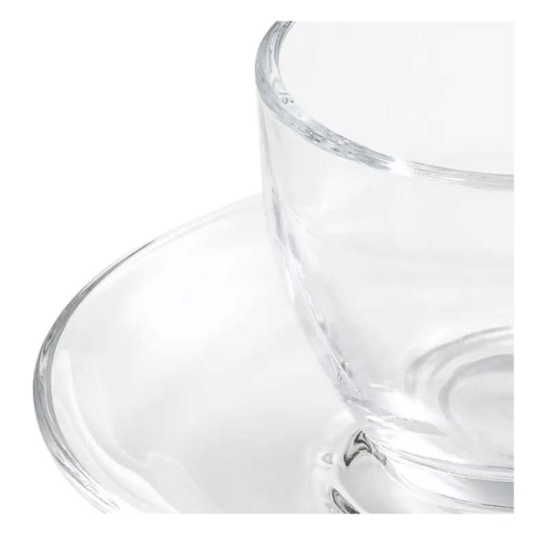 Tasse et sous-tasse à café Vague 7 cl