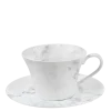 Tasse et sous-tasse à thé Marbre 25 cl