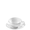 Tasse et sous-tasse à thé Platinium 20 cl