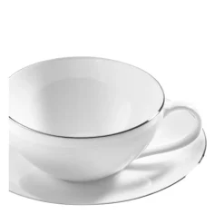 Tasse et sous-tasse à thé Platinium 20 cl