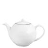 Théière blanche filet Argent 170 cl