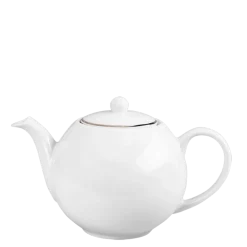 Théière blanche filet Argent 170 cl