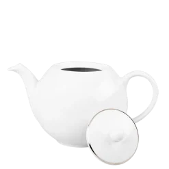 Théière blanche filet Argent 170 cl