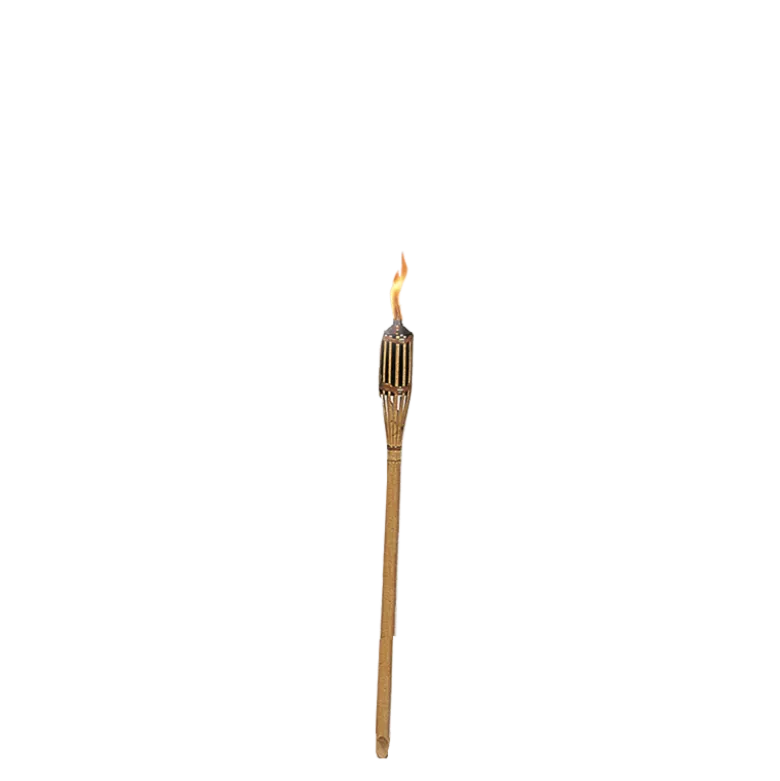 Torche à pétrole H 110 cm + 50 cl Kerdane