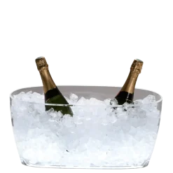 Vasque à champagne lumineuse 21 x 48 cm H 24 cm