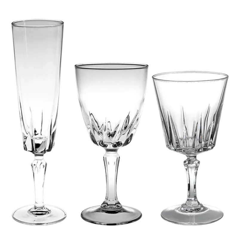 Verres Vintage style Cristal