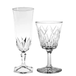 Verres Vintage style Cristal