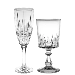 Verres Vintage style Cristal