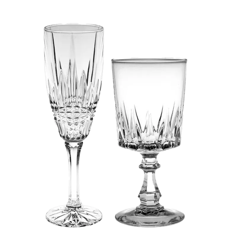 Verres Vintage style Cristal